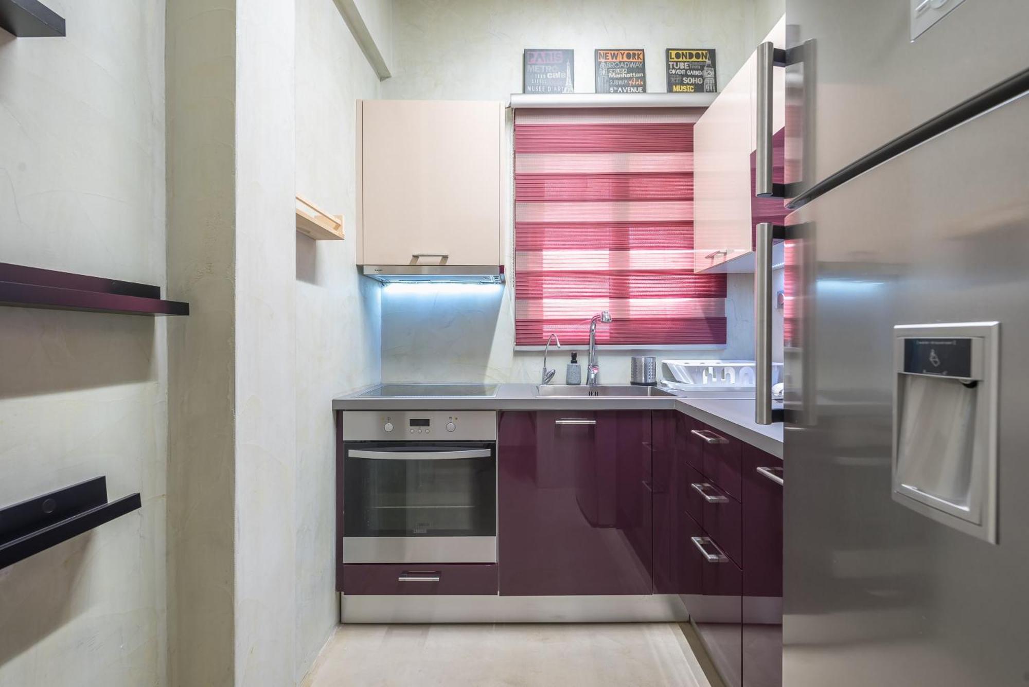 Stylish 2 Bd Urban Retreat Near Panormou Metro Lägenhet Aten Exteriör bild