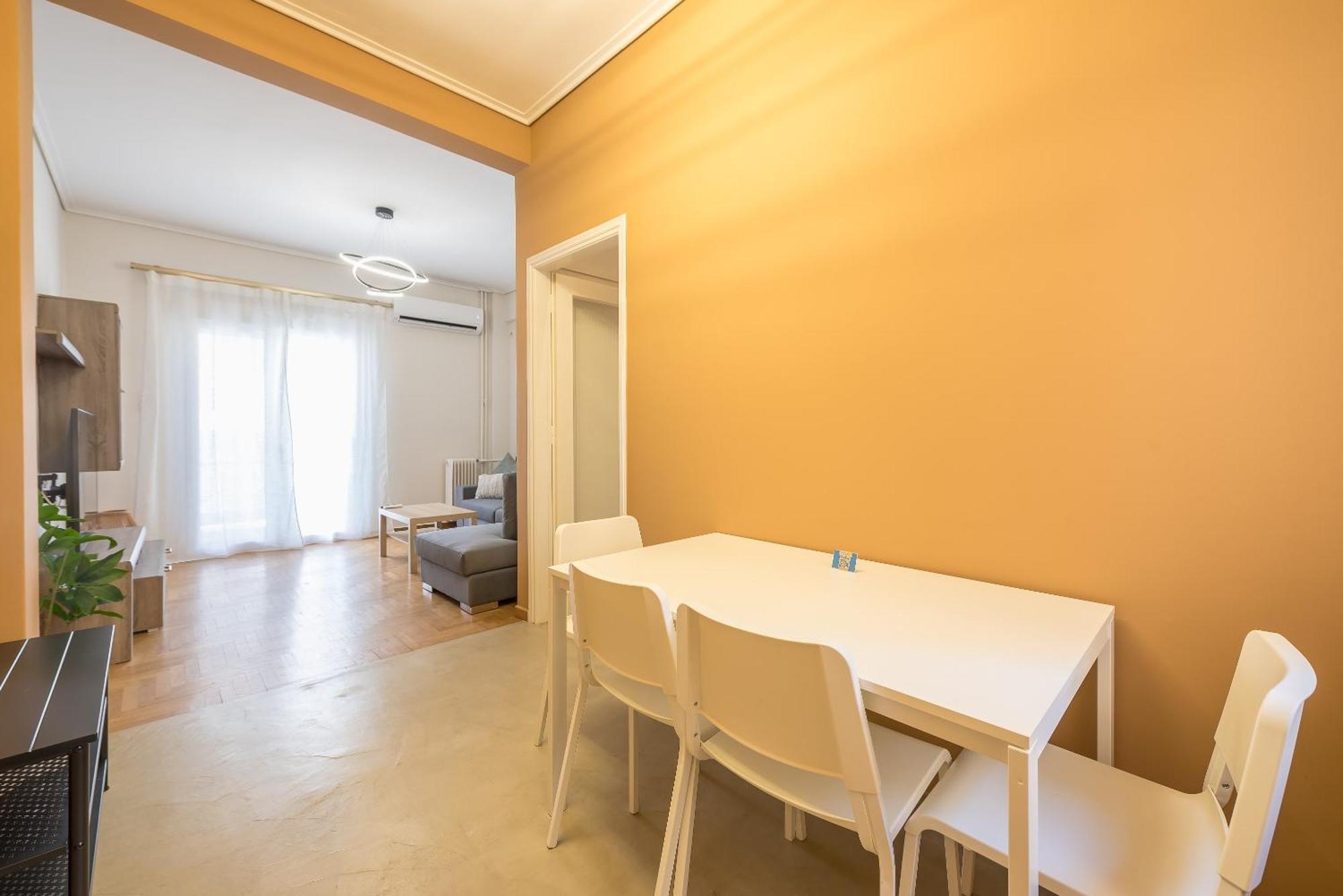 Stylish 2 Bd Urban Retreat Near Panormou Metro Lägenhet Aten Exteriör bild